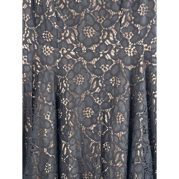 Jodi Kristopher Skaters Dress Fit Flare Lace Sleeveless Juniors Size 11 Black - Picture 5 of 9